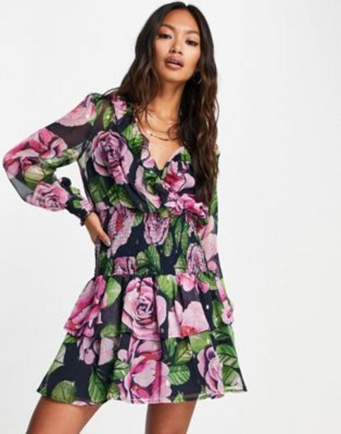 Asos River island smock mini dress in purple oferta