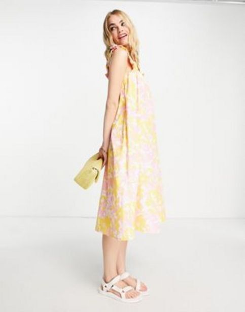 Asos Vero moda midi dress with shirred straps in pastel floral oferta