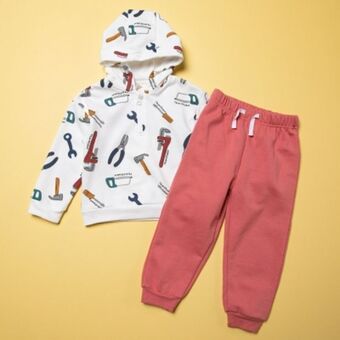 Falabella Yamp conjunto poleron más pantalón bebé niño 2 piezas algodón afranelado oferta