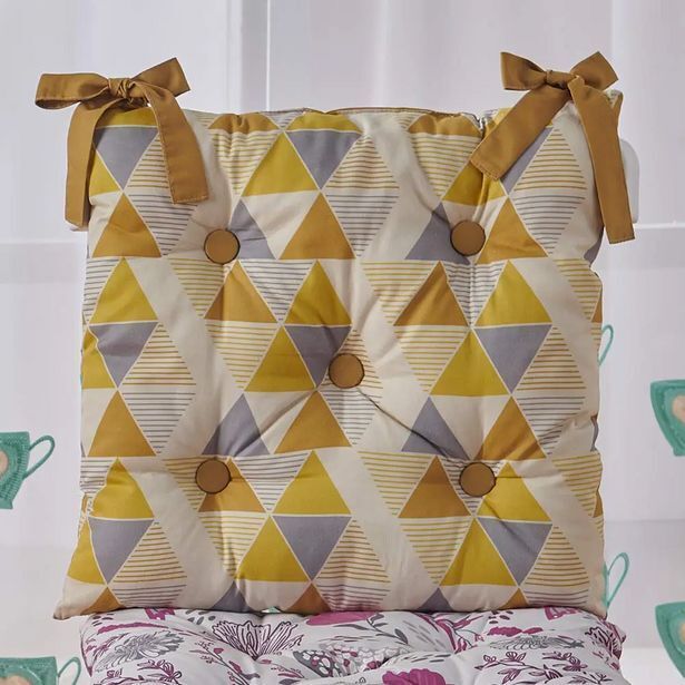 Velutti Cojin silla 40x40 cm visual mostaza oferta