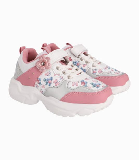 Limonada Zapatilla niña con luces blanco oferta