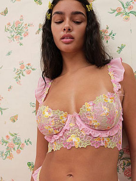 Victoria's Secret Sunset butterfly underwire bra top oferta