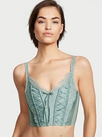 Victoria's Secret Unlined lace-up corset top oferta