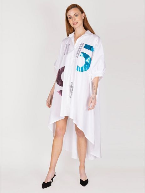 Lineatre Vestido blanco lineatre oferta