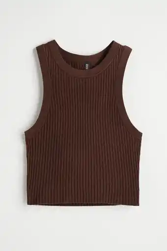 H&M Top en punto acanalado oferta