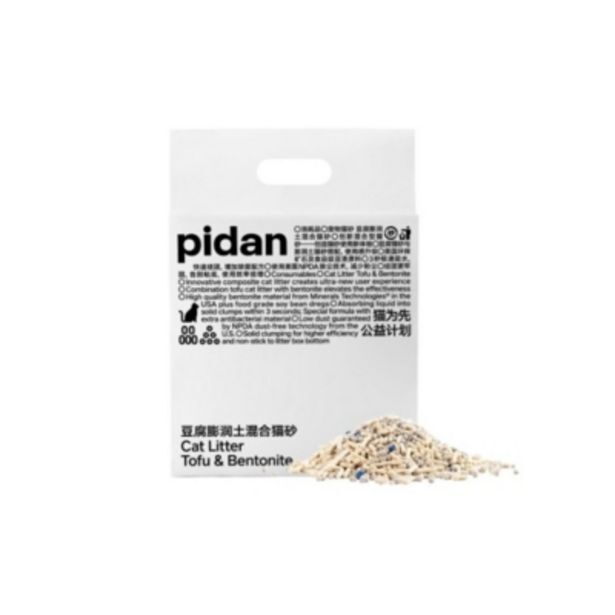 Falabella Pidan - arena gatos con tofu  bentonita 24kg6l x1 unid oferta