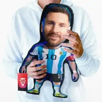 Falabella Cojín peluche messi chiquito argentina 40x30cm vudú love oferta