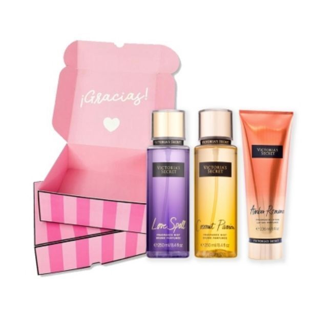 Falabella Beauty box sorpresa “2 splash + 1 crema corporal” victoria secret/ pink oferta