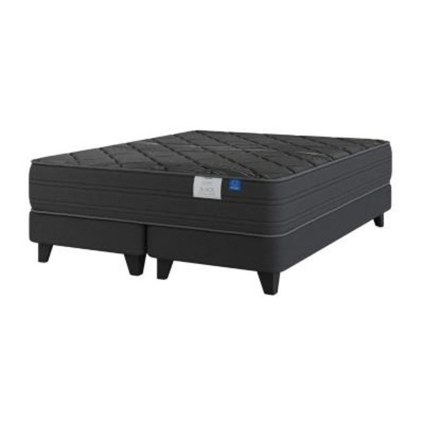Falabella Cama europea black 2 plazas (150x200) oferta