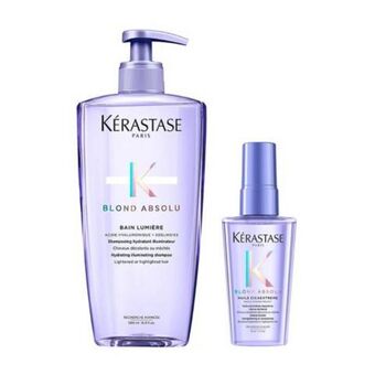 Linio Set cabello rubio o decolorado blond absolu shampoo bain lumiere 500 ml + aceite lhuile originale elixir ultime 50 ml oferta