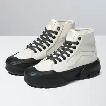 Zapatillas ua sk8-hi tapered modular heavy canvas marshmallow/black