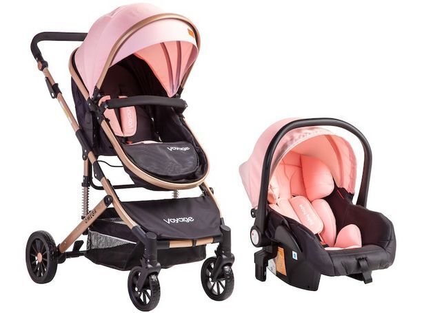 Ripley Coche trvel system omega de voyage 3 en1 pink oferta