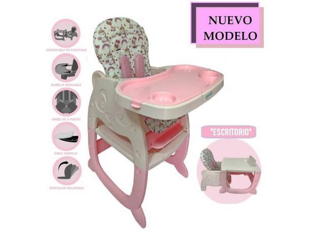 Ripley Silla escritorio 3 en 1 para bebé panda pink oferta