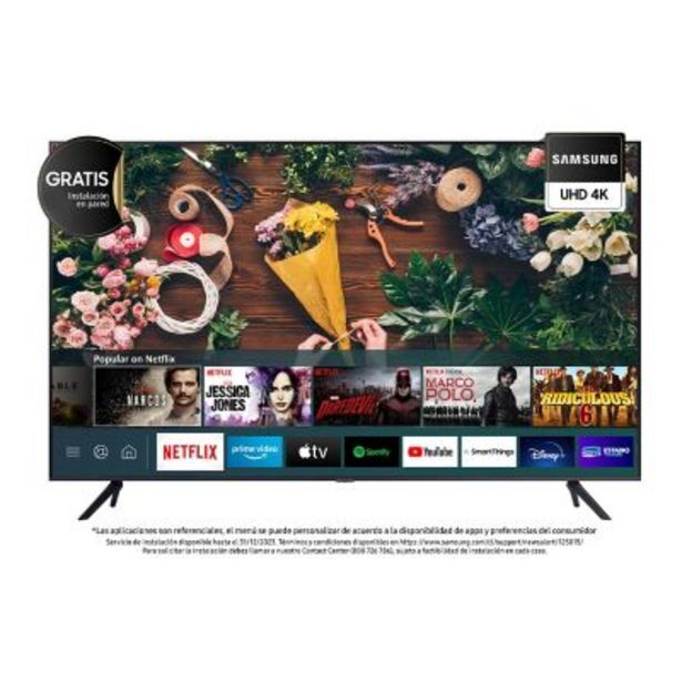 Falabella Led 65  ultra hd 4k smart tv au7090 oferta