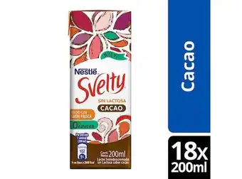 Ripley Leche svelty semi descremada sin lactosa cacao multipack 6x200ml x3 oferta