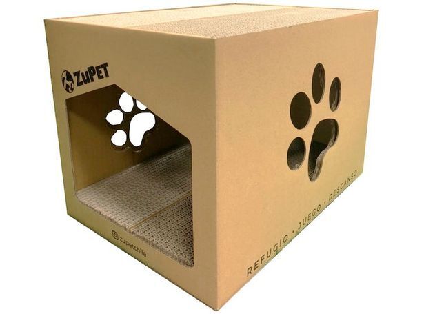 Ripley Rascador para gatos cat home 2 en 1 zupet oferta