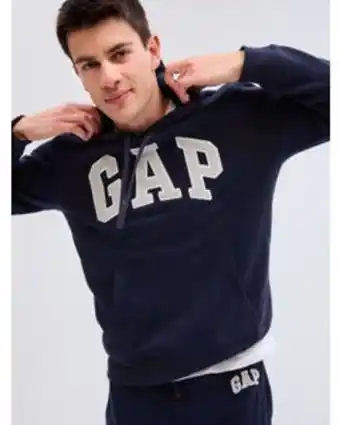 GAP Poleron gap logo sin cierre hombre azul marino oferta