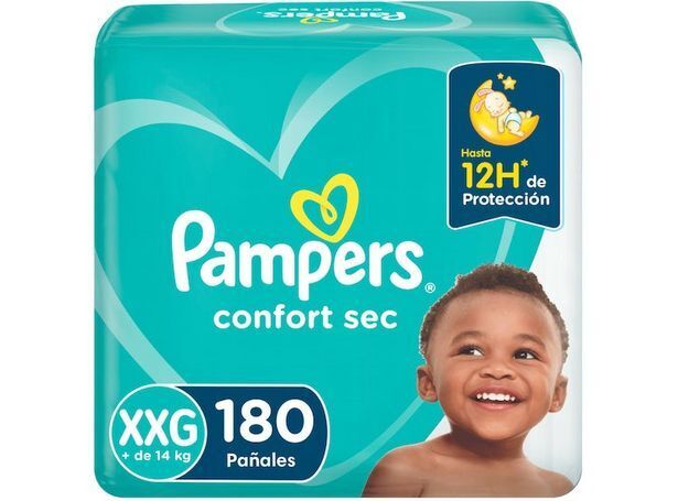 Ripley Pañales pampers confort sec talla xxg 180 un oferta