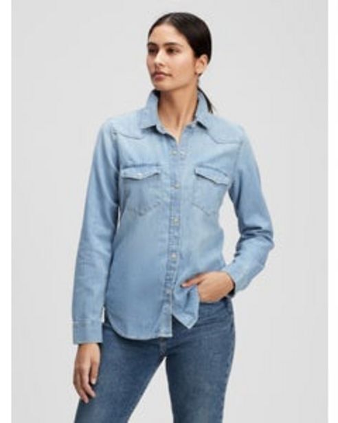 GAP Camisa de jeans mujer oferta