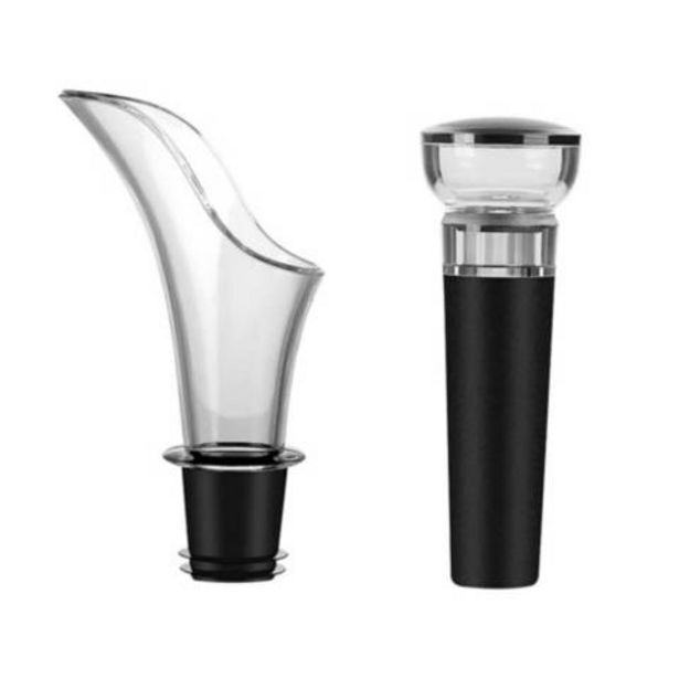 Linio Vertedor de vino boquilla aireador y tapon de vino al vacio oferta