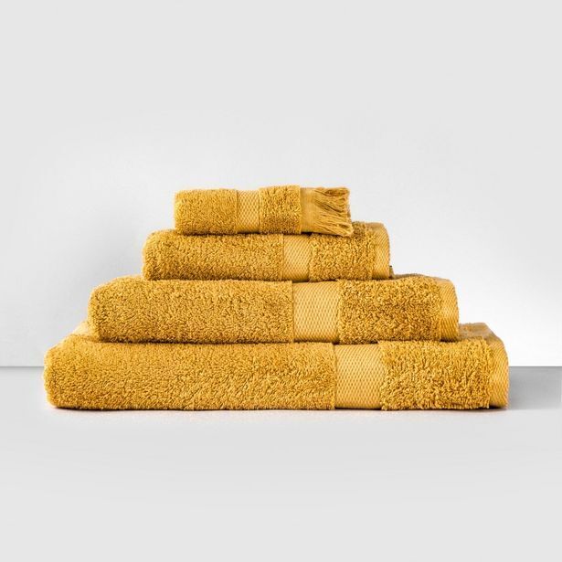 Cannon Home Toalla de baño mostaza 500g oferta