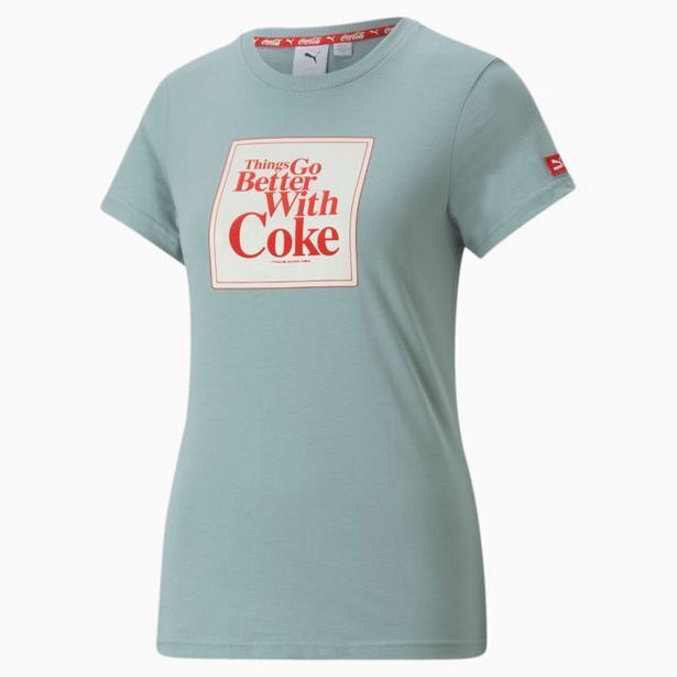 Puma Polera deportiva para mujer puma x coca-cola oferta