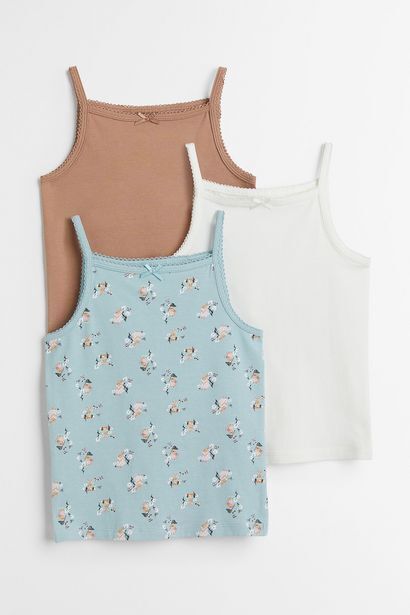 H&M Pack 3 camisetas de tirantes oferta