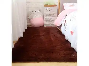 Ripley Alfombra shaggy cafe 60x150 cm oferta