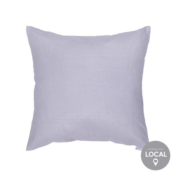 Fabrics Cojín lino 45x45cm gris oferta