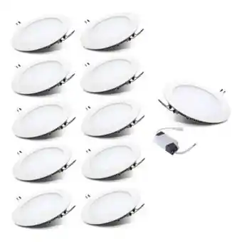 Linio X10 foco plafon led focos embutidos led lamparas techo 24w oferta
