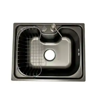 Linio Lavaplatos simple empotrado 50x40 giovanni negro oferta
