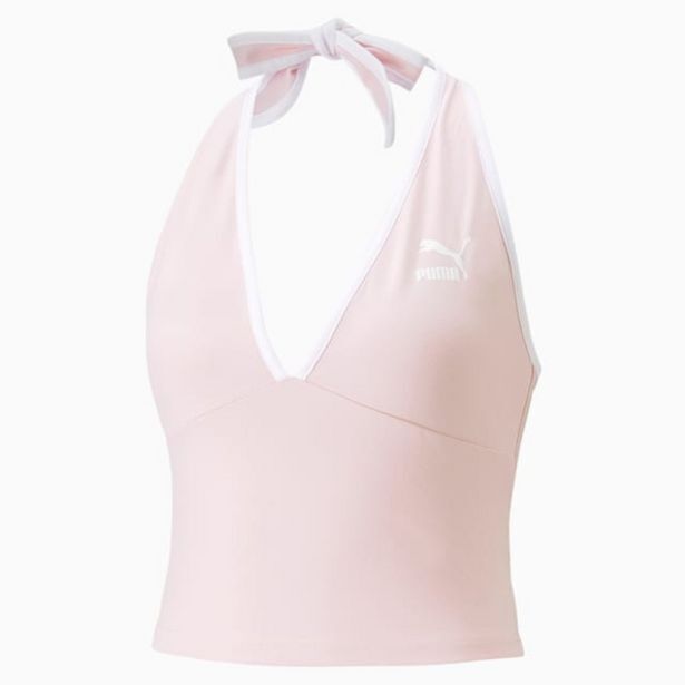 Puma Top con cuello halter para mujer classics oferta