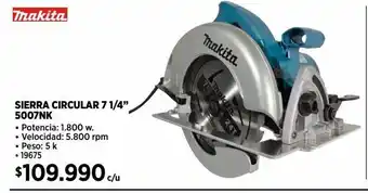 Construmart Sierra circular makita oferta