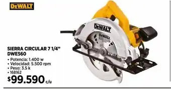 Construmart Sierra circular dewalt oferta