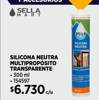 Construmart Silicona neutra oferta