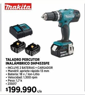 Construmart Taladro percutor makita oferta