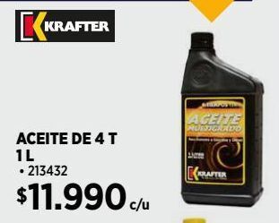 Construmart Aceite krafter 1l oferta