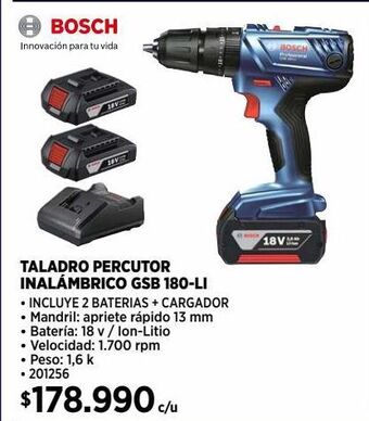 Construmart Taladro percutor bosch oferta