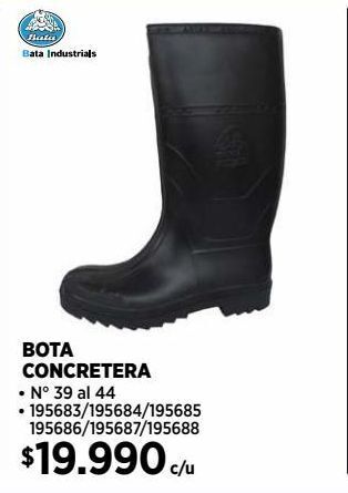 Construmart Bota concretera oferta
