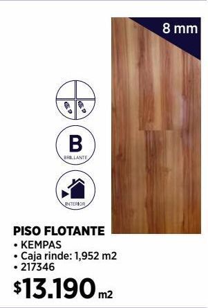 Construmart Piso flotante oferta