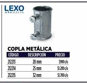 Construmart Copla metálica oferta