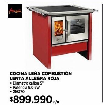 Cocina de leña amesti