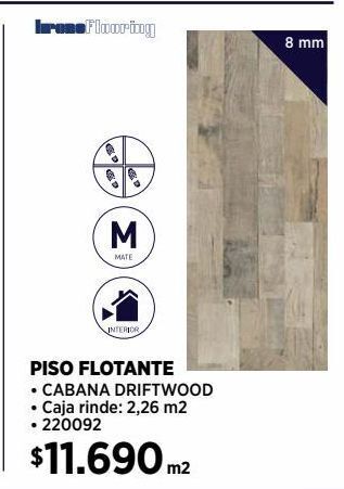 Construmart Piso flotante oferta