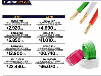 Construmart Rollo de alambre oferta