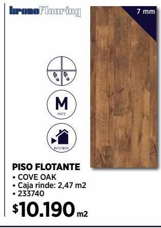 Construmart Piso flotante oferta