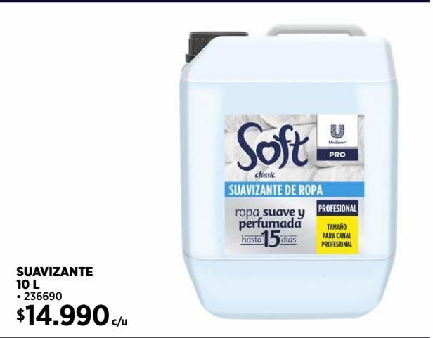 Construmart Suavizante soft 10l oferta