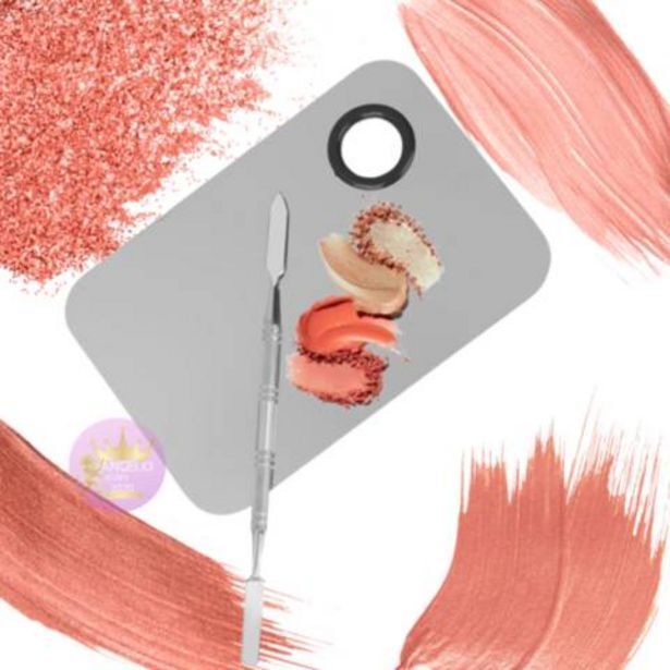 Linio Paleta y espátula mezclador de maquillaje oferta