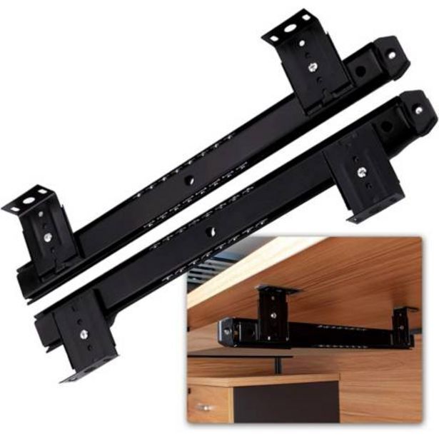 Linio Corredera de extension para bandejas porta teclado, 1 par oferta