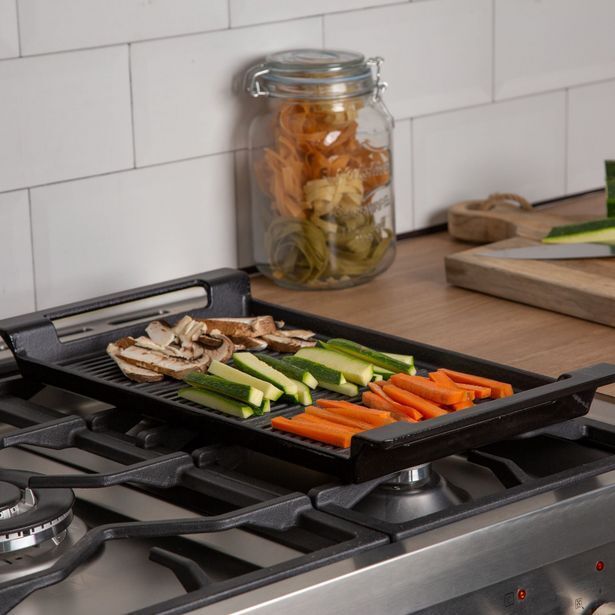 Kitchen Center Plancha hierro fundido iron grill oferta