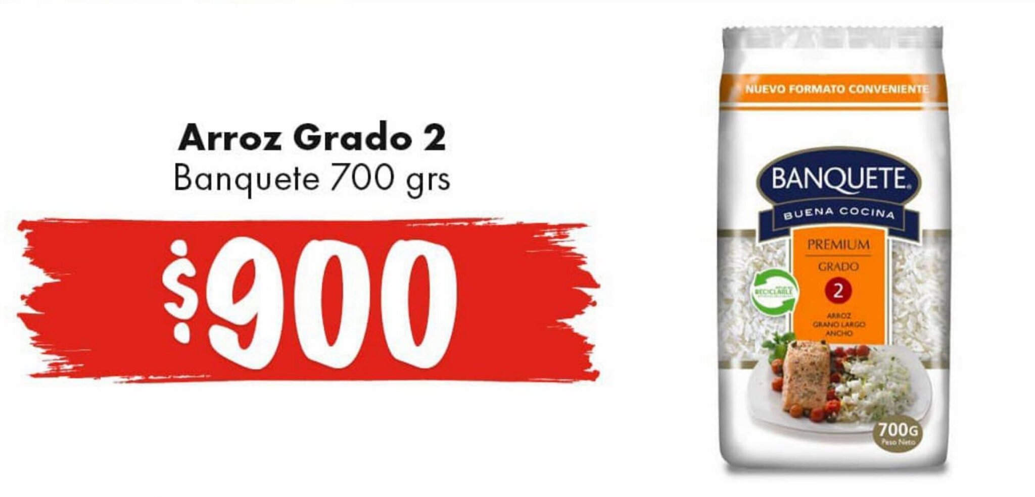 Super Bodega a Cuenta Arroz Grado 2 Banquete 700 grs oferta
